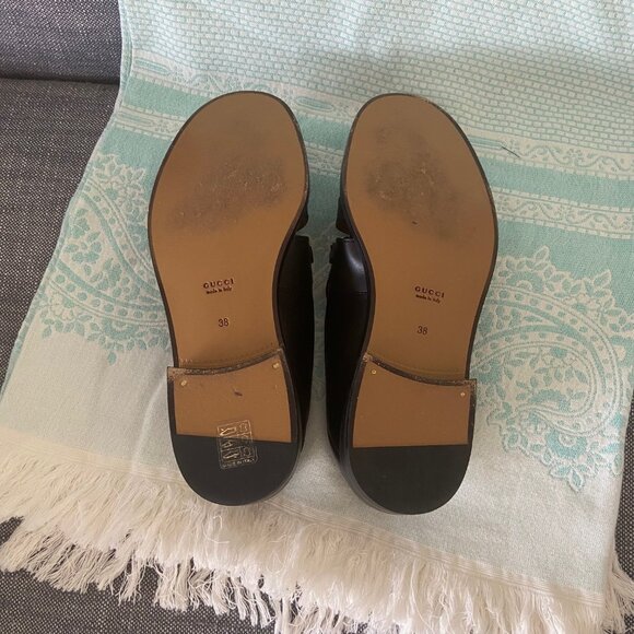 Gucci Horsebit Black Leather Loafers, Quebec Calf - Picture 5 of 6